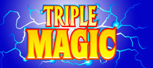 <br/>
Triple Magic slot machine gives you a chance to win a 1600 jackpot when the 3 Blue Stars appeared. Feel the emotion of play in a traditional Vegas slot machine from the comfort of your home.