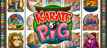 The main star of this Video Slot is a multi-talented little pig. Skilled in the field of Martial Arts, and culinary faculties, this Karate Pig is guaranteed to deliver you hours of entertainment. Sourcing out only the best ingredients to create masterpiece dishes will also deliver you delightful rewards.